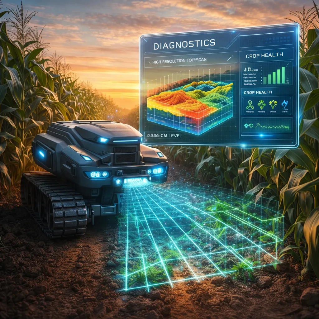 AgriSense AI Dashboard: Precision agricultural data analytics showing crop health and soil mapping