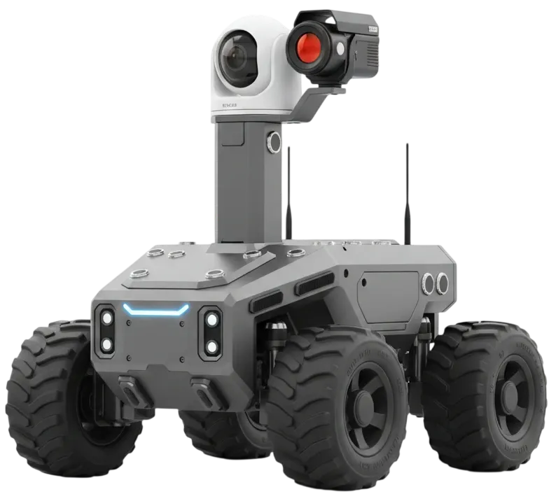 Sentry: Autonomous perimeter surveillance robot with thermal imaging